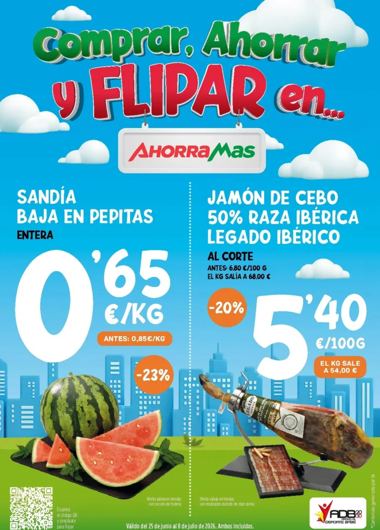 AhorraMas folleto 25/06/2026