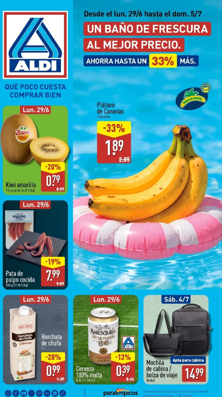 Aldi folleto 29/06/2026