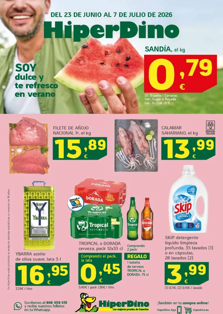 HiperDino folleto 23/06/2026
