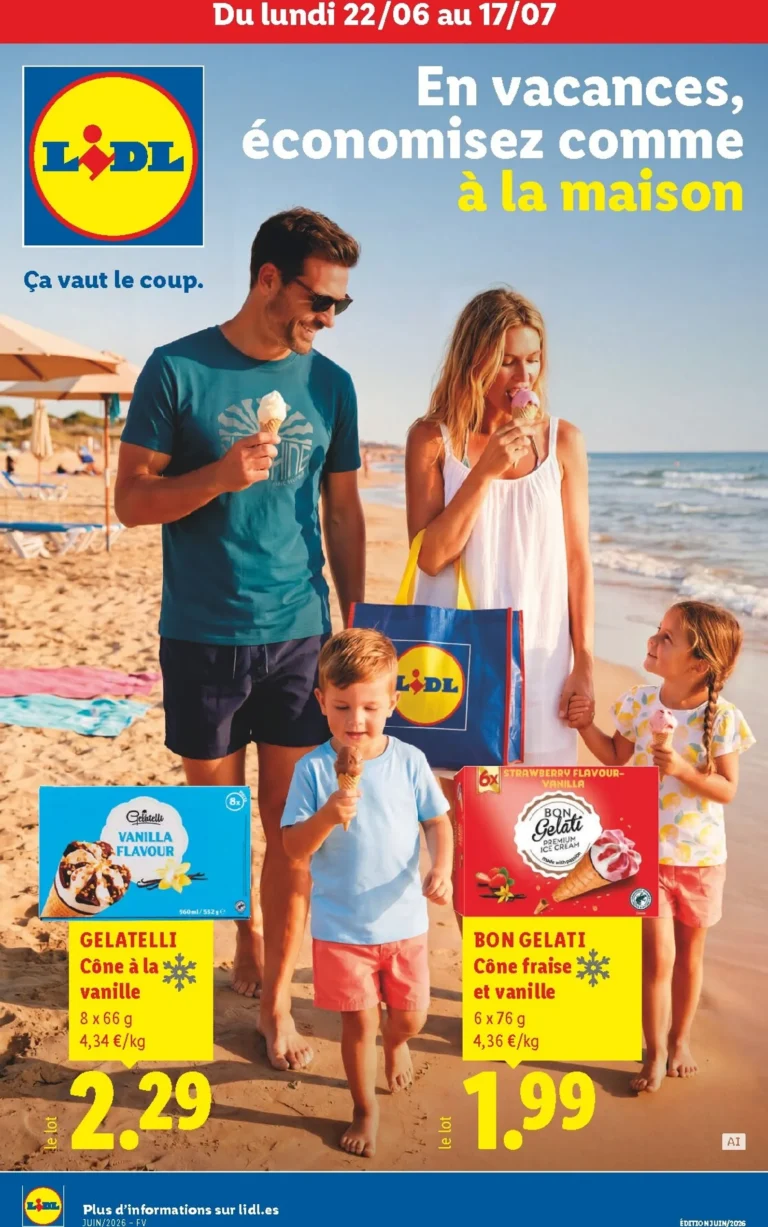Lidl folleto 22/06/2026