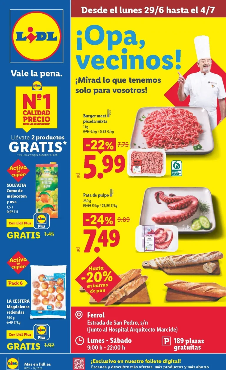 Lidl folleto 26/06/2026