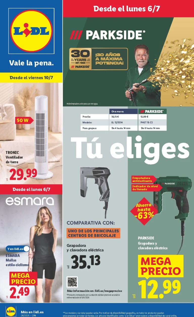 Lidl folleto 06/07/2026
