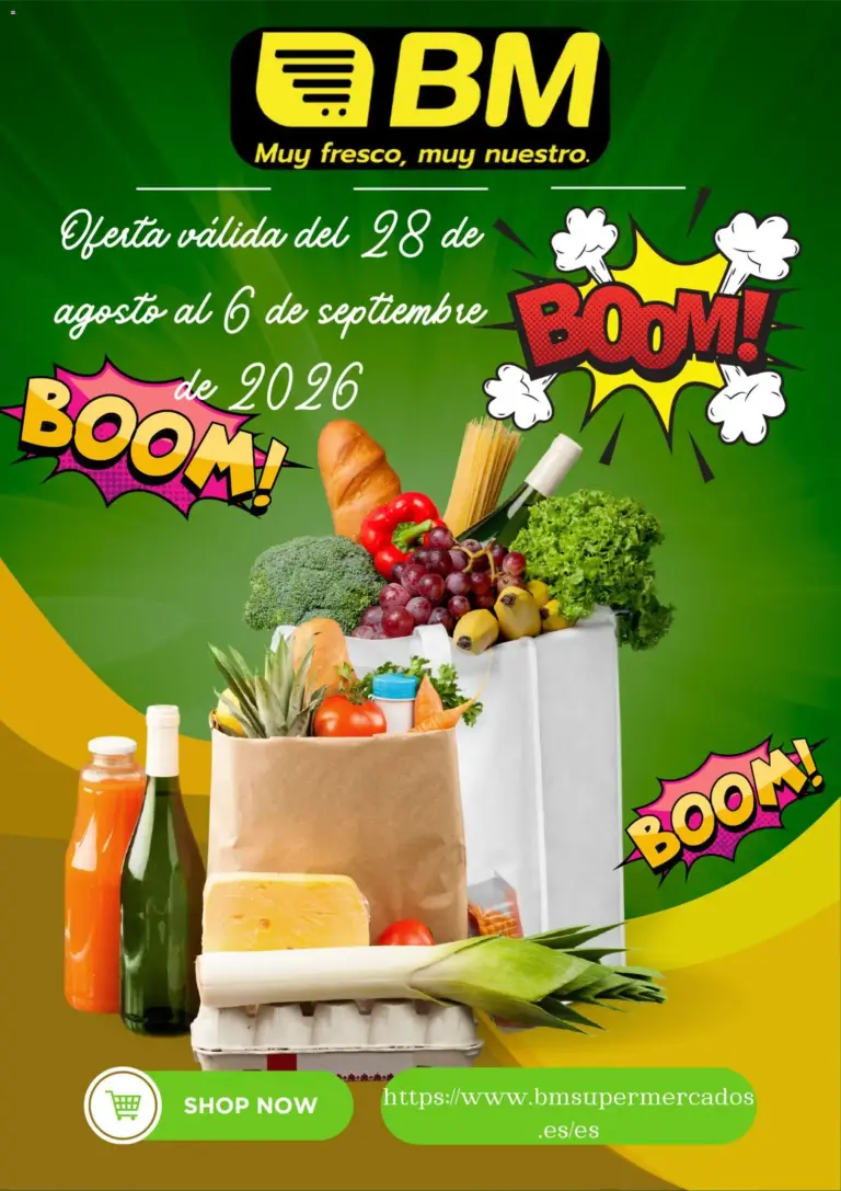 BM Supermercados folleto del 28/08/2026