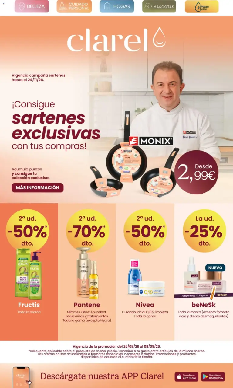 Clarel folleto del 26/08/2026