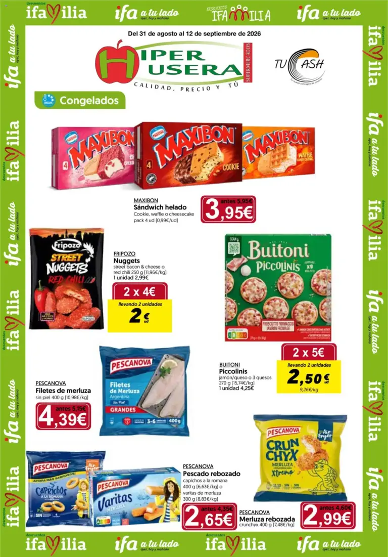 Hiper Usera folleto del 31/08/2026