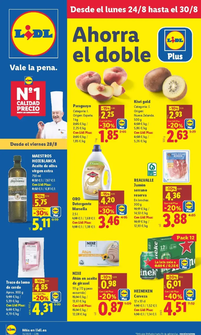 Lidl folleto del 24/08/2026