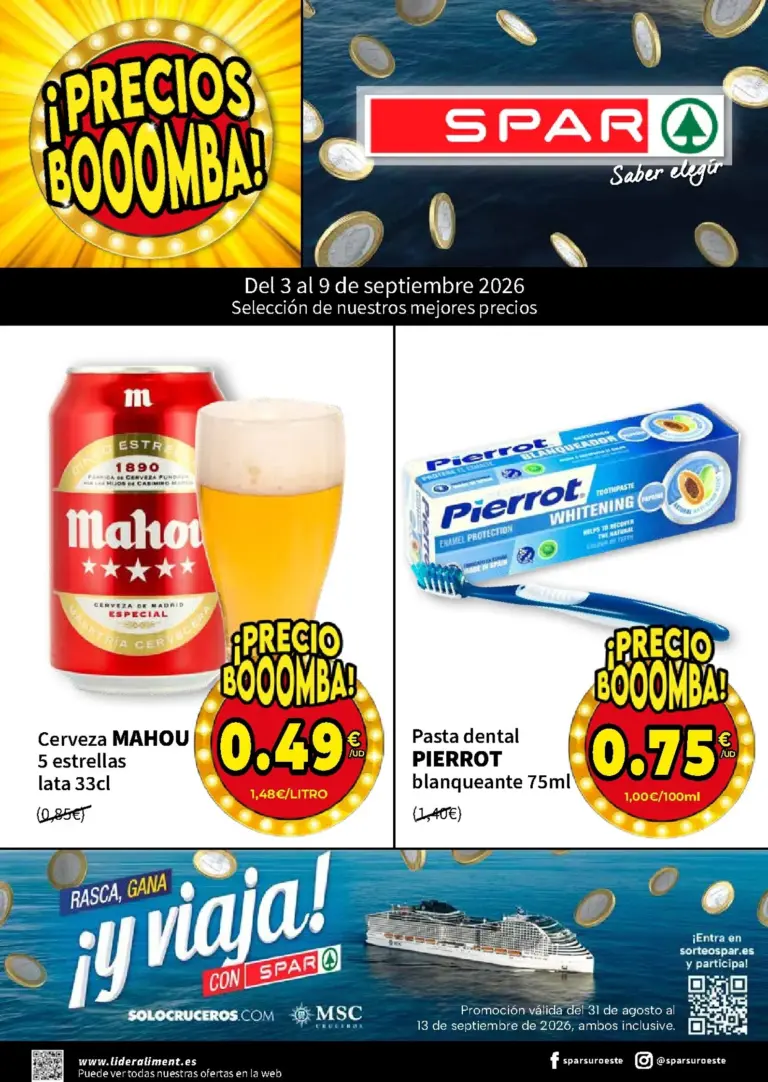 Spar folleto del 03/09/2026