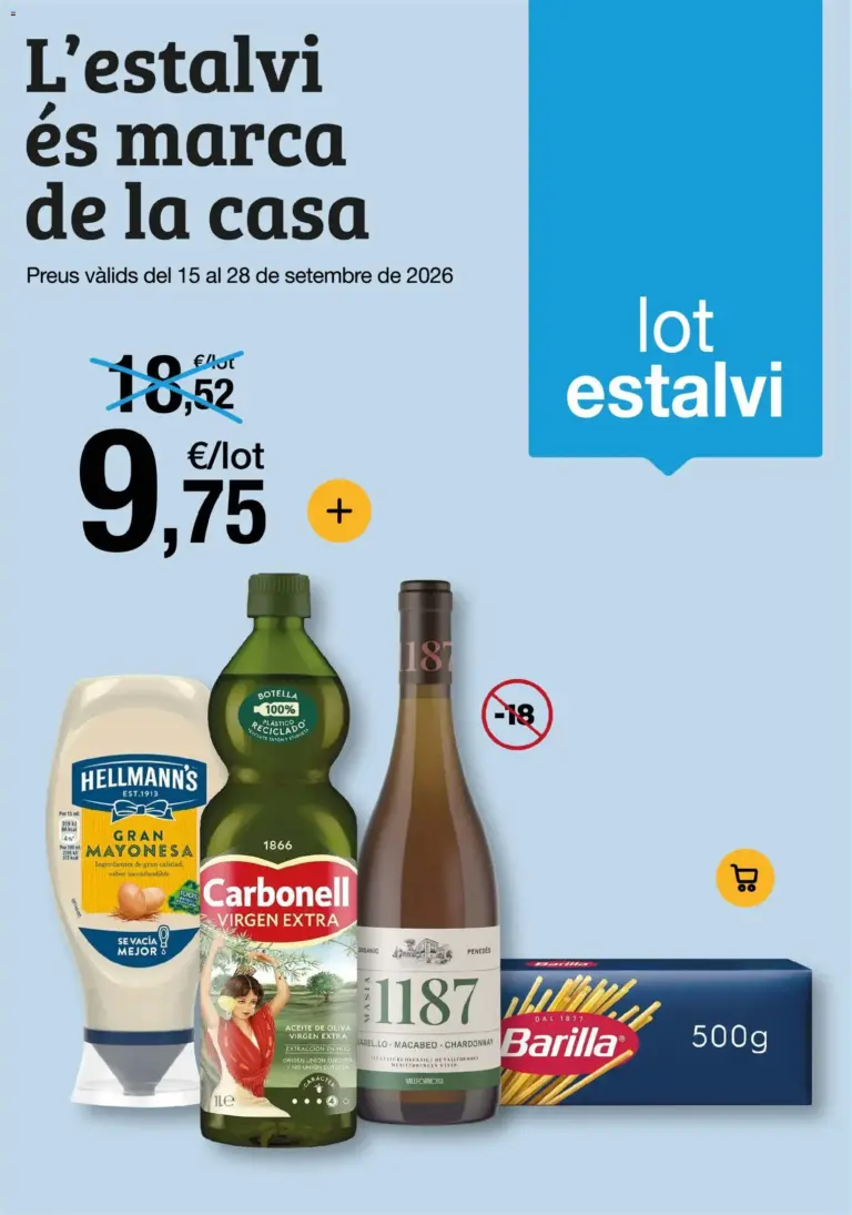 Bonpreu folleto del 15/09/2026