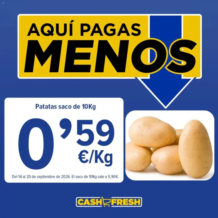 Cash Fresh folleto del 14/09/2026