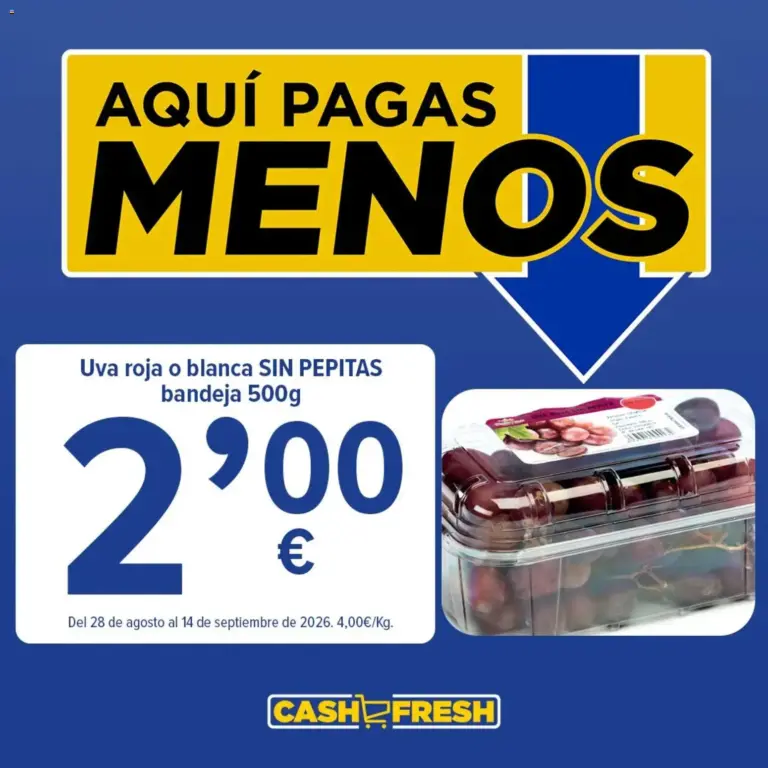 Cash Fresh folleto del 28/08/2026