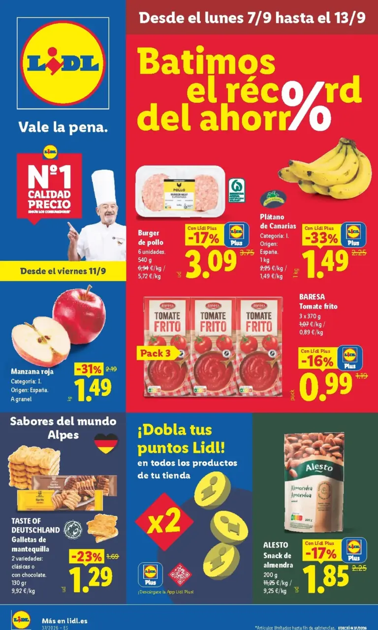 Lidl folleto del 07/09/2026