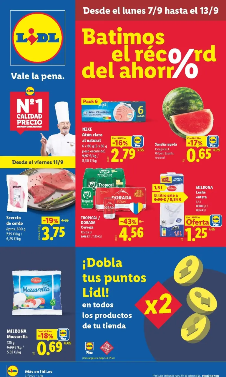 Lidl folleto del 07/09/2026