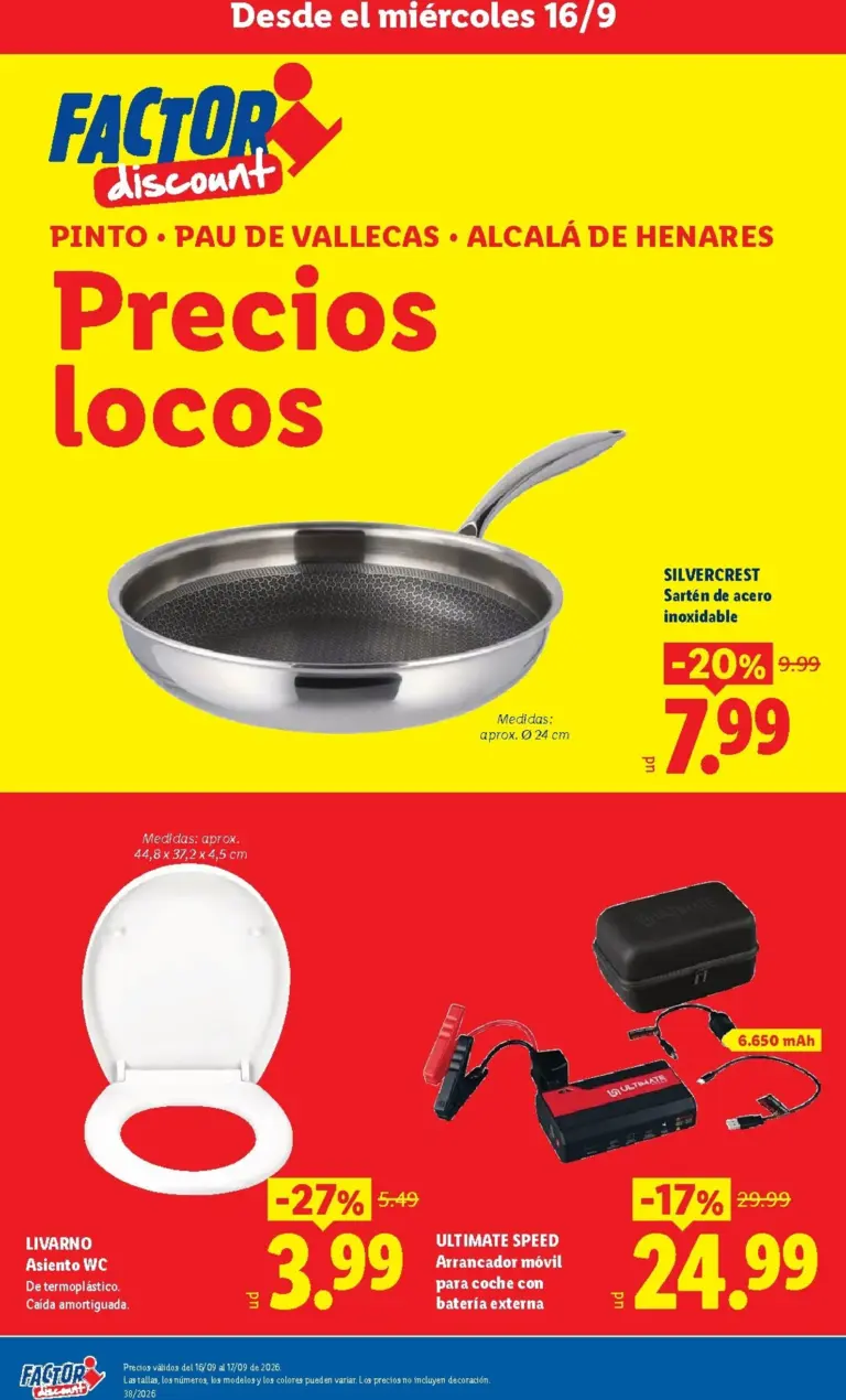 Lidl folleto del 16/09/2026