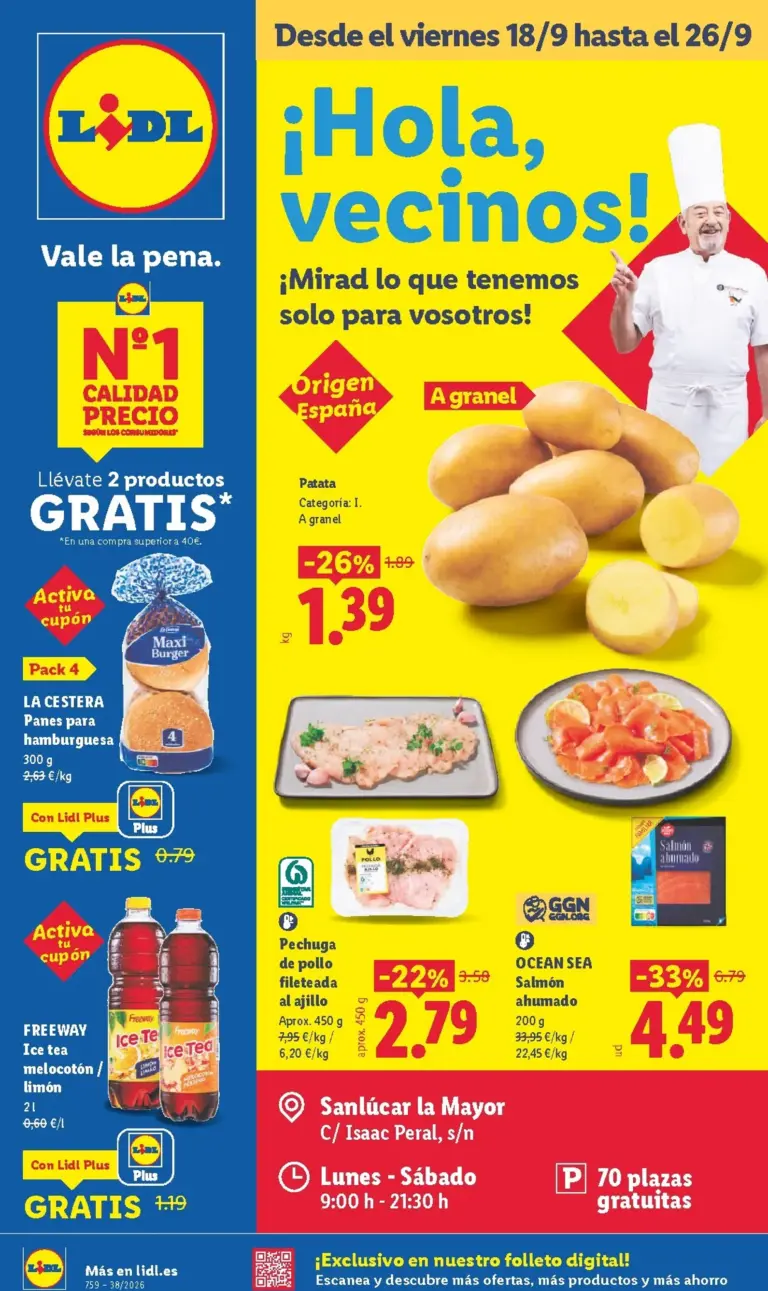 Lidl folleto del 18/09/2026