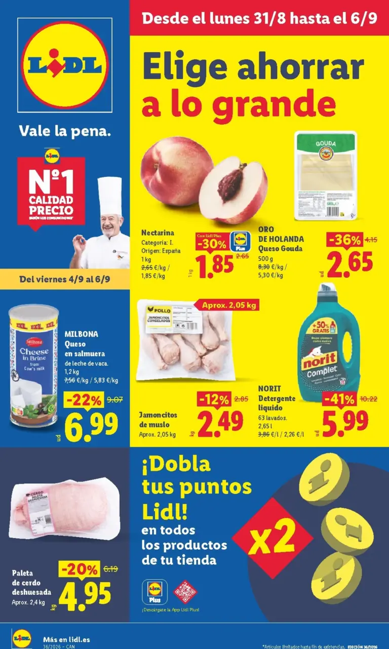 Lidl folleto del 31/08/2026