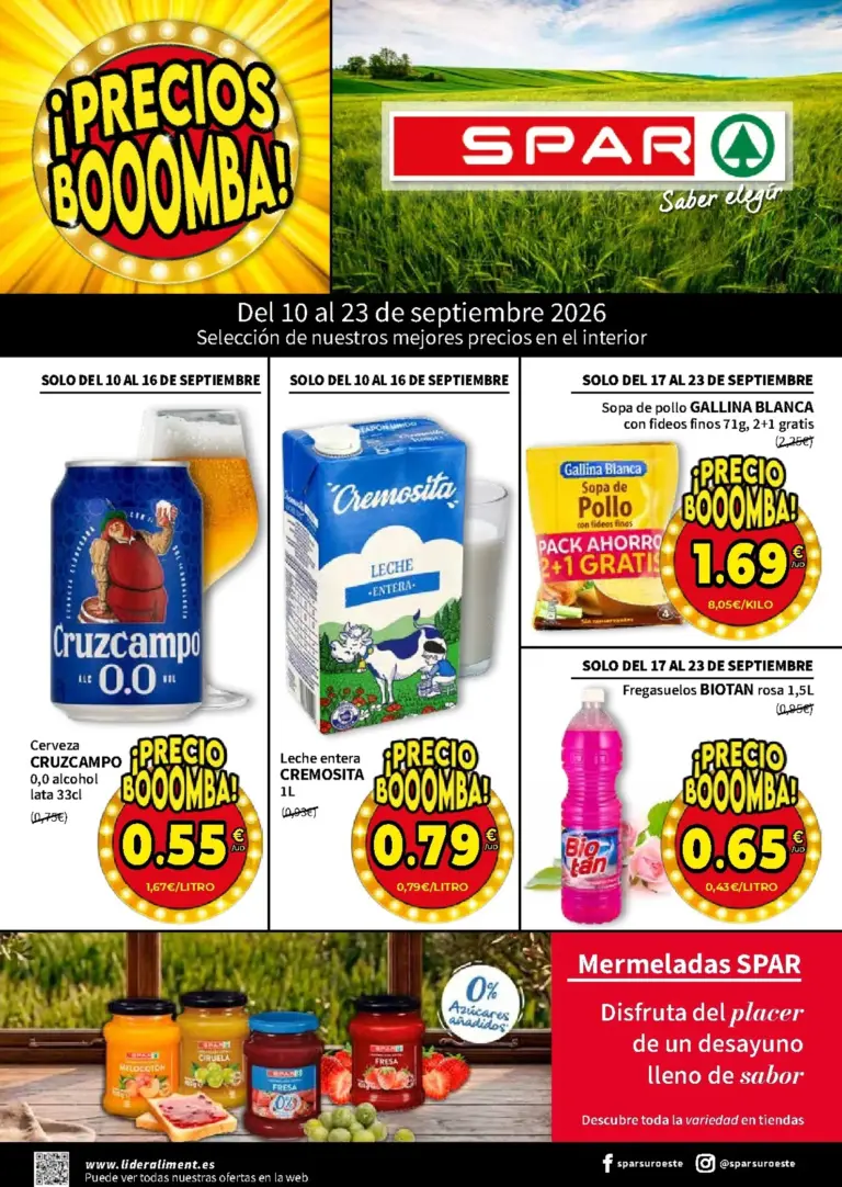 Spar folleto del 10/09/2026